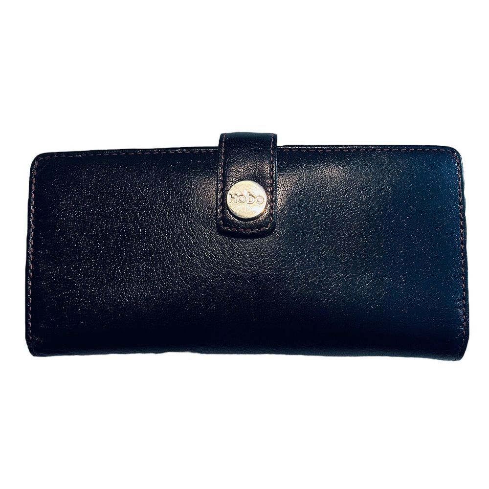HOBO Black Leather Wallet